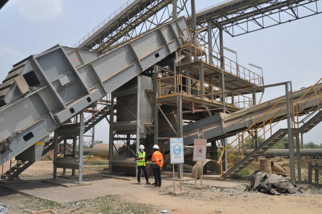 Alternative fuel conveyor system, Lafarge Africa Ewekoro Cement Plant, Ogun State, Nigeria