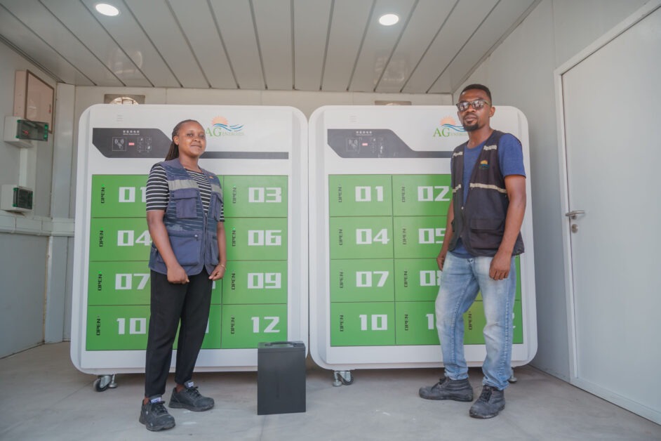 Irene Mkondya and Walid Abdalla Rajab from AG Energies